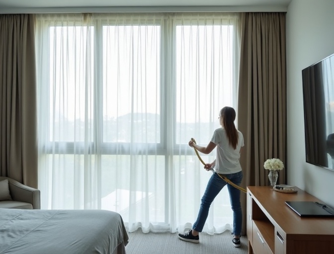 Sippy Downs Sheer Curtain Cleaning